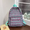 Colección Otoño 2026: Mochila Grande de Gran Capacidad, Sencilla, Elegante y Versátil con un Moderno Diseño a Cuadros, Perfecta para Salidas Casuales
