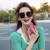 [Personalizado] Gafas de Sol de Nuevo Estilo para Mujer, Gafas de Sol de Moda con Montura Cuadrada de Metal, Gafas de Calle Ins de Estilo Europeo y Americano