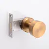 Fechadura de Porta Redonda Invisível de Aço Inoxidável Fechadura de Porta de Quarto Fechadura de Porta Silenciosa Oculta Maçaneta de Porta de Lado Único para Porta de Madeira Fechadura de Porta Oculta