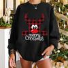 Sudadera navideña Feliz Navidad 2025 Sudadera navideña Mujer Sudadera cervatillo navideño Mujer