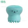 Cepillo Limpiador Facial de Pulpo de Silicona para Maquillaje Cepillo Limpiador de Poros Cepillo Limpiador Masajeador de Doble Cara Cepillo de Baño Infantil Limpieza