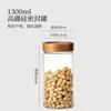 Frascos de vidrio para cocina hechos a medida, frascos transparentes para almacenar granos y té, frascos de vidrio de grado alimenticio para almacenar frutas secas en casa