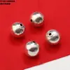 Tailandia Chiang Mai accesorios de plata hechos a mano vintage plata de ley vieja barril de pescado pequeño cuentas material de cuentas hecho a mano para manualidades