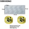 Chips ocos Margarida Lótus Caleidoscópio Flip Açúcar Renda Silicone Pad DIY Baking Plate Cozinha Molecular Decorativa