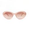 Gafas Xunge 2252 Montura Grande Cubre Rostro Montura Ovalada Carey Gafas de Sol Multicolor Gafas de Sol con Remaches para Mujer Hombre