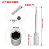 Taladro eléctrico alargado de 5,5 mm, llave de tuercas hexagonal para destornillador eléctrico, cabeza de vaso hexagonal profundizada