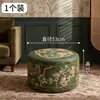 Novo Estilo Puff de Couro para Armazenamento, Banco Puff com Enchimento de Roupas Velhas, Banco Puff de Armazenamento para Sala de Estar e Quarto, Caixa de Armazenamento Doméstica