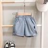 2026 Verão Novo Shorts Casuais Finos para Meninos para Roupa Exterior, Shorts Cinco Pontos Infantis Estilo Coreano Modernos