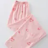 Pijama para Mujer Verano Casual Algodón Peinado Pantalón Individual Transpirable Ropa de Casa Pantalones Estilo Delgado