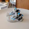 Zapatos Deportivos Antideslizantes de Suela Suave Novedad Otoño 2026 para Niños, Malla Anti-Golpes tipo Galleta para Niños y Niñas