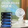 Ventilador Pequeño de Escritorio Portátil con Pinza Silencioso para Oficina 2025 Cama Habitación de Estudiantes Coche de Bebé Ventilador de Carga