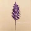 Hojas de Navidad, hojas con purpurina dorada, hojas persas, accesorios de flor de Navidad, hojas de olivo, flores de plástico, flores de Navidad, esquejes de Navidad