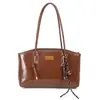 Bolso Pu Relajado de Gran Capacidad para Mujer 2026 Nuevo Ligero Versátil para el Trabajo Bolso de Hombro Bolso Tote Casual