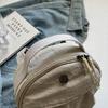 2025 Nuevo Bolso Redondo Pequeño de Otoño e Invierno Bolso para Teléfono Móvil Bolso de Hombro Único Cruzado Bolso de Hombro Pequeño de Tela de Nylon para Mujer Moda Versátil
