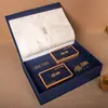 Caja de Regalo de Té Personalizada con Lata de Hierro, Caja Vacía de Papel Especial Estilo Chino, Té Negro, Té Verde, Caja de Regalo de Té Corporativo para el Festival de Medio Otoño