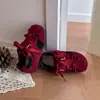 Tênis de Treino Alemão Retrô para Meninas 2026 Novos Tênis Forrest Gump Infantis Outono Inverno Velcro Bloco de Cores Tênis Esportivos Casuais Sola Macia