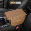 Bolsa de Almacenamiento para Caja de Reposabrazos de Coche, Caja de Pañuelos para Coche, Almohadilla Elevadora de Altura Central para Codo, Multifuncional Tres en Uno Antideslizante