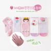 Oferta especial Zhuji meias infantis meninas primavera e verão malha cartoon meninas meias-bezerro meias meias de algodão respirável de verão infantil médio e grande