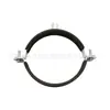 Fabricante direto de braçadeiras para tubos PPR espessadas e pesadas, braçadeiras verticais para tubos com 2 mm de espessura, suportes de suspensão de metal para PVC