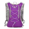 Mochila pequena colorida para montanhismo ao ar livre, mochila para caminhadas ao ar livre masculina e feminina com bolsa de água de 2 litros, bolsa para montaria, mochila para mastro de bandeira