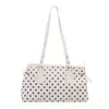 Bolsa Tote de Ombro Único com Bolinhas Estilo Coreano Nicho Feminina 2026 Início do Outono Pequena Fresca Bolsa Boston Bolsa de Ombro para o Dia a Dia