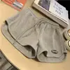 Shorts para Meninas no Verão, Hot Pants Soltos Emagrecedores, Calças Casuais Esportivas de Três Pontos Estilo Hong Kong, Calças de Pernas Largas para Mulheres