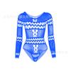 Medias de lencería sexys Top tubo de comercio exterior europeo y americano Mono bikini Falda de malla de manga larga w482