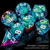 Fabricante Directo Pelo Liso Resina COC Dados Puntiagudos DND Dungeons & Dragons Cesulhu TRPG Cosplay D6
