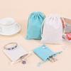 Bolsa de Almacenamiento de Tela del Fabricante Bolsa de Embalaje con Cordón para Joyería Bolsa de Regalo de Terciopelo a Prueba de Polvo Bolsa para Joyería de Collar Pulsera