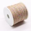 1,2 mm multicolorido linho cor texto jogar esfregar contas de algodão King Kong estrela lua frisado fio trançado tasser fio