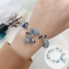 Pulseira Colorida Estilo Fresco Feminina Fada Mori Chip Super Brilhante Pulseira Estilo Pastoral de Primavera Pulseira Versátil