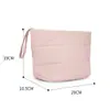 Bolsa de Maquillaje Minimalista de Superficie Brillante para Exportación, Ligera y Fácil de Transportar para Viajes, Neceser Impermeable, Bolso de Mano, Gran Capacidad