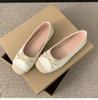 Sapatos Mary Jane Retrô Franceses Simples de Bico Baixo para Mulheres 2025 Novo Outono e Inverno Sapatos Slip-On de Sola Macia com Salto Baixo