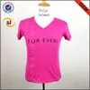 Comercio exterior original único al por mayor verano delgado europeo y americano holgado cómodo algodón camiseta básica otoño cuello en V letras simples