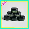 Recipiente redondo verde escuro de 10g para creme facial infantil, frasco de pomada, caixa de creme tamanho de teste de 10ml, frasco dispensador de máscara facial de lama