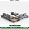 Mobiliário de Pátio de Villa Nórdica Cruzamento de Fronteiras Lazer Casa de Hóspedes Terraço Externo Jardim Conjunto de Sofá e Mesa de Centro de Teca