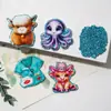 Accesorios Acrílicos de Dibujos Animados con Purpurina Transfronterizos Accesorios de Joyería DIY de Resina Parche Pasador Pasador Gt-T-299293