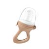 Complemento alimenticio de frutas con música para morder y morder para bebés, artefacto para encías de dientes para niños, complemento alimenticio reconfortante para bebés, silicona de grado alimenticio, frutas y verduras con música