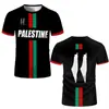 Camiseta Estampa Bandeira Nacional Masculina Verão Manga Curta Estampada em 3D Roupas Esportivas Casuais Masculinas e Femininas