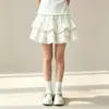 Falda de pastel estilo academia para niñas Conjunto de dos piezas dulce y lindo Moda de verano Nuevo Elegante Conjunto de top con cuello tipo polo