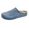 Sandálias Birkenstock femininas 2026 primavera novo mais vendido ultrapopular mule slip-on preguiçoso de sola grossa bico fechado para mulheres usarem fora no verão