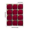 Enfeites Decorativos Pendentes de Veludo para o Natal Transfronteiriços, Bolas de Veludo Vintage, Decorações para Árvore de Natal, Enfeites Pendentes para Festas, Atacado em Estoque