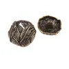 Botones Pequeños Fragantes Cosidos a Mano con Corte de Pluma para Abrigos, Ropa, Cortavientos, Suéteres, Botones Metálicos Tejidos