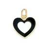 Acessórios para Pulseiras e Colares DIY Transfronteiriços, Pingentes de Coração, Charms de Cordão, Pingentes Florais Artesanais, Materiais para Pendurar em Bolsas