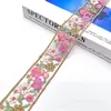 Nueva tira de bordado étnico color encaje lentejuelas accesorios Dai fabricantes directos 4 cm de ancho