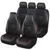 Funda Universal de Cuero PU de Una Pieza para Asientos Delanteros Dobles de Coche para Comercio Exterior, Funda de Cojín de Asiento Popular de Venta Transfronteriza, Adecuada para Todas las Estaciones