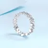 Anillo de Plata de Ley 925 para Mujer, Total 2.52 Quilates de Moissanita, Anillo de Círculo Completo, Súper Brillante, Anillo de Lujo Ligero, Fabricante en Stock