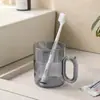 Copo de Bambu de Luxo Leve Copo para Escova de Dentes Doméstico Dormitório de Estudante Simples de Alto Valor Copo para Pasta de Dentes e Escova de Dentes Copo para Enxágue
