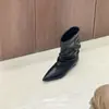 Botas de Cowboy Ocidentais Patchwork Retrô para Mulheres, Novidade Outono 2026 Botas de Salto Grosso Quadradas Wide-Calf de Uso Duplo