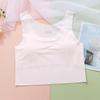 Uma peça Menina Traceless Underwear Modal leve respirável confortável Naked Sense pequeno colete removível peito Pad Bra
